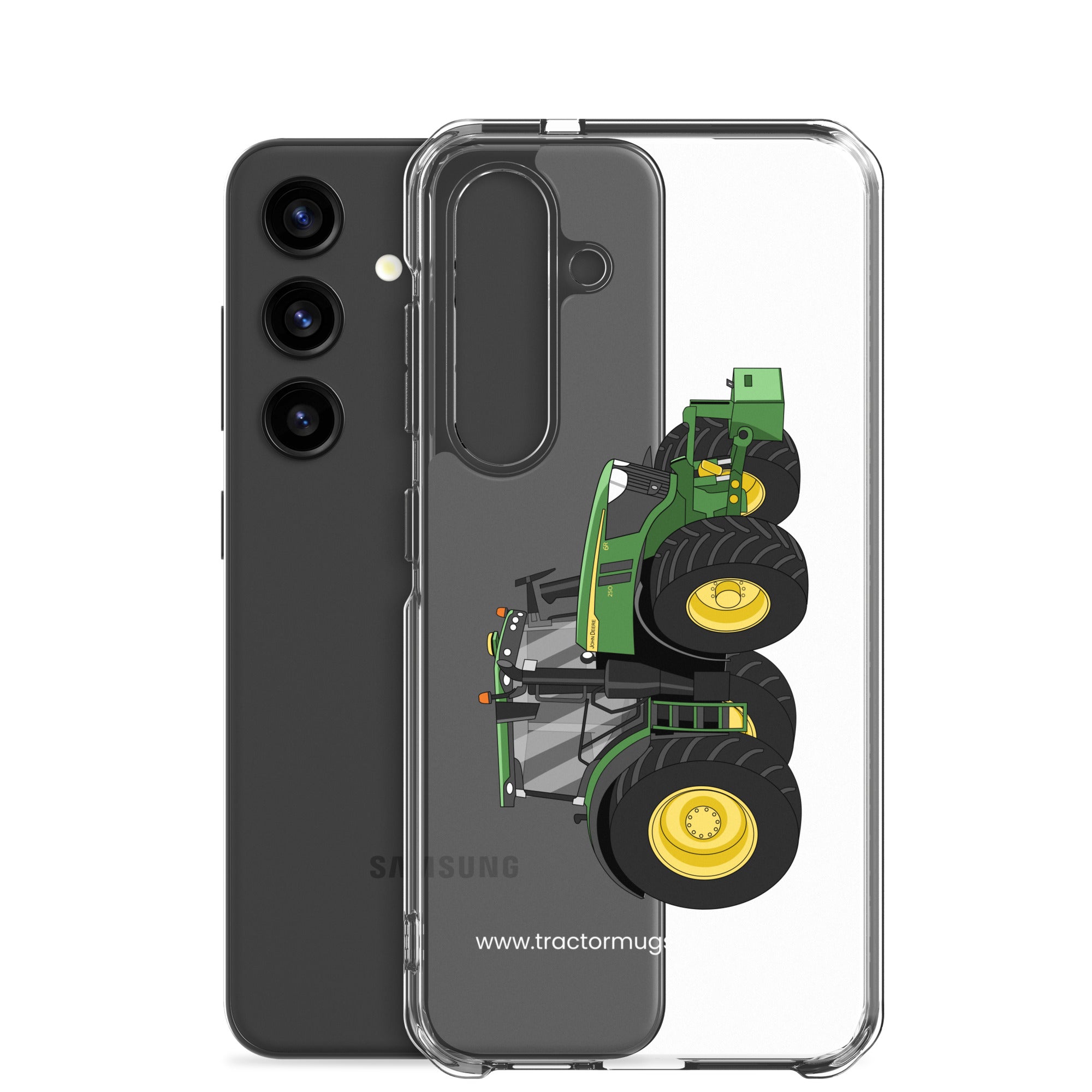 The Tractor Mugs Store John Deere 6R | Clear Case for Samsung® Quality Farmers Merch