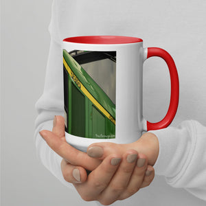The Tractor Mugs Store John Deere 7810 Bonnet | Oil Painting Mug with Color Inside Quality Farmers Merch