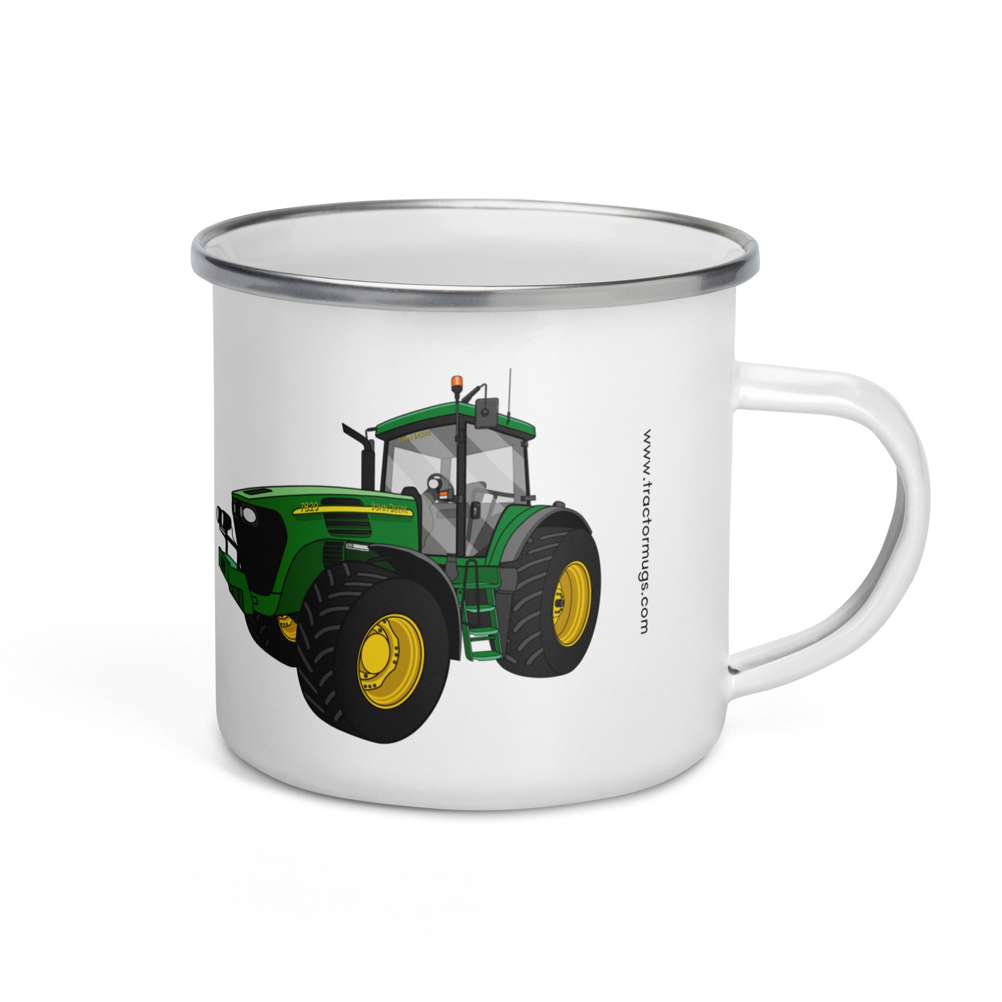 The Tractor Mugs Store John Deere 7820 | Enamel Mug Quality Farmers Merch