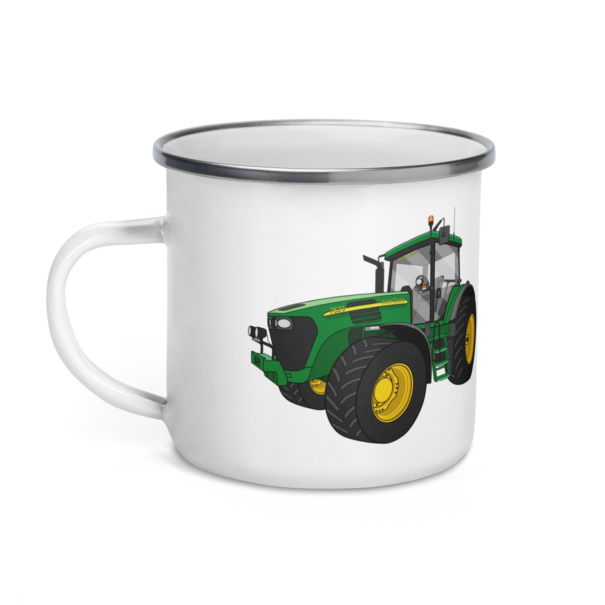 The Tractor Mugs Store John Deere 7820 | Enamel Mug Quality Farmers Merch