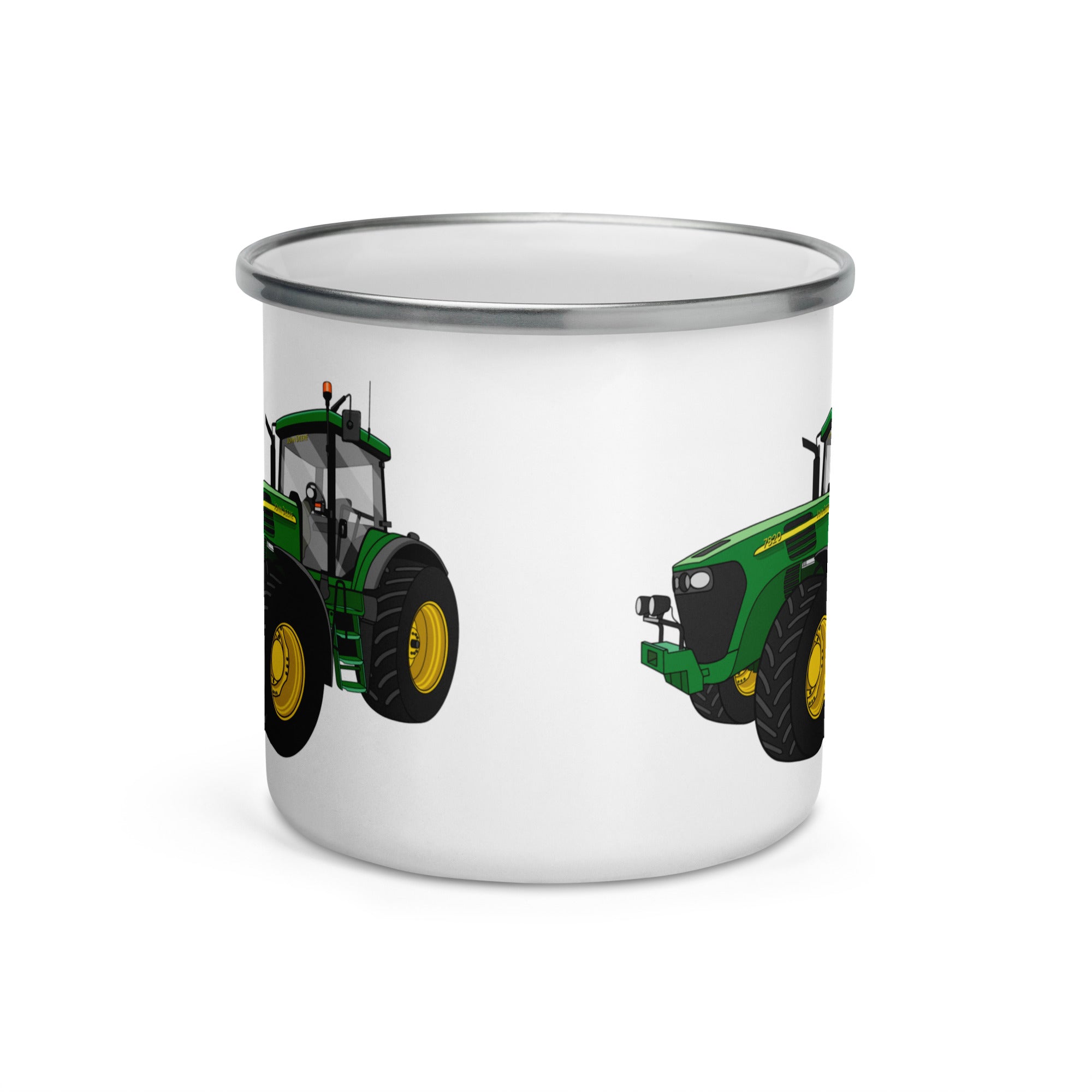 The Tractor Mugs Store John Deere 7820 | Enamel Mug Quality Farmers Merch