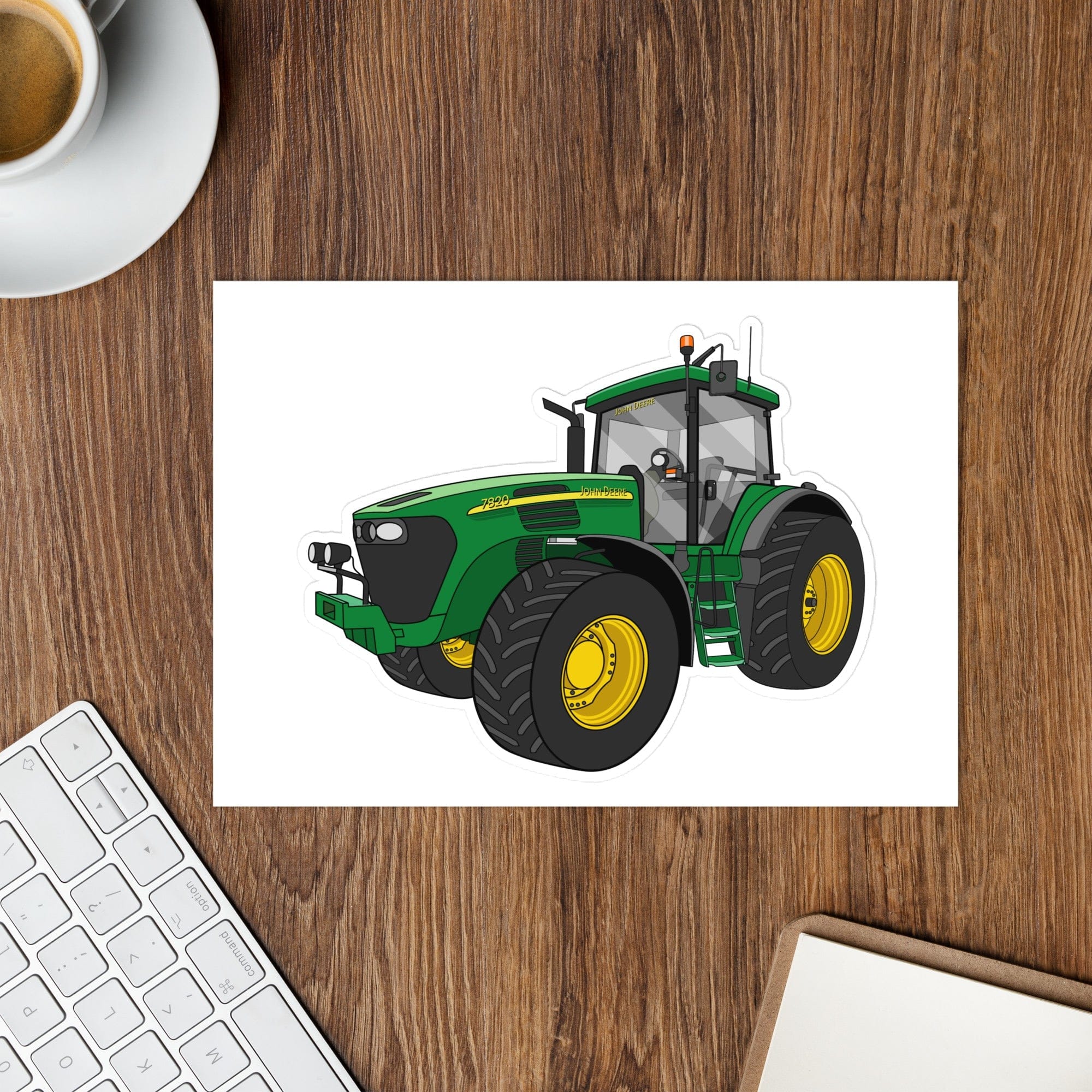 The Tractor Mugs Store John Deere 7820 | Sticker sheet Quality Farmers Merch
