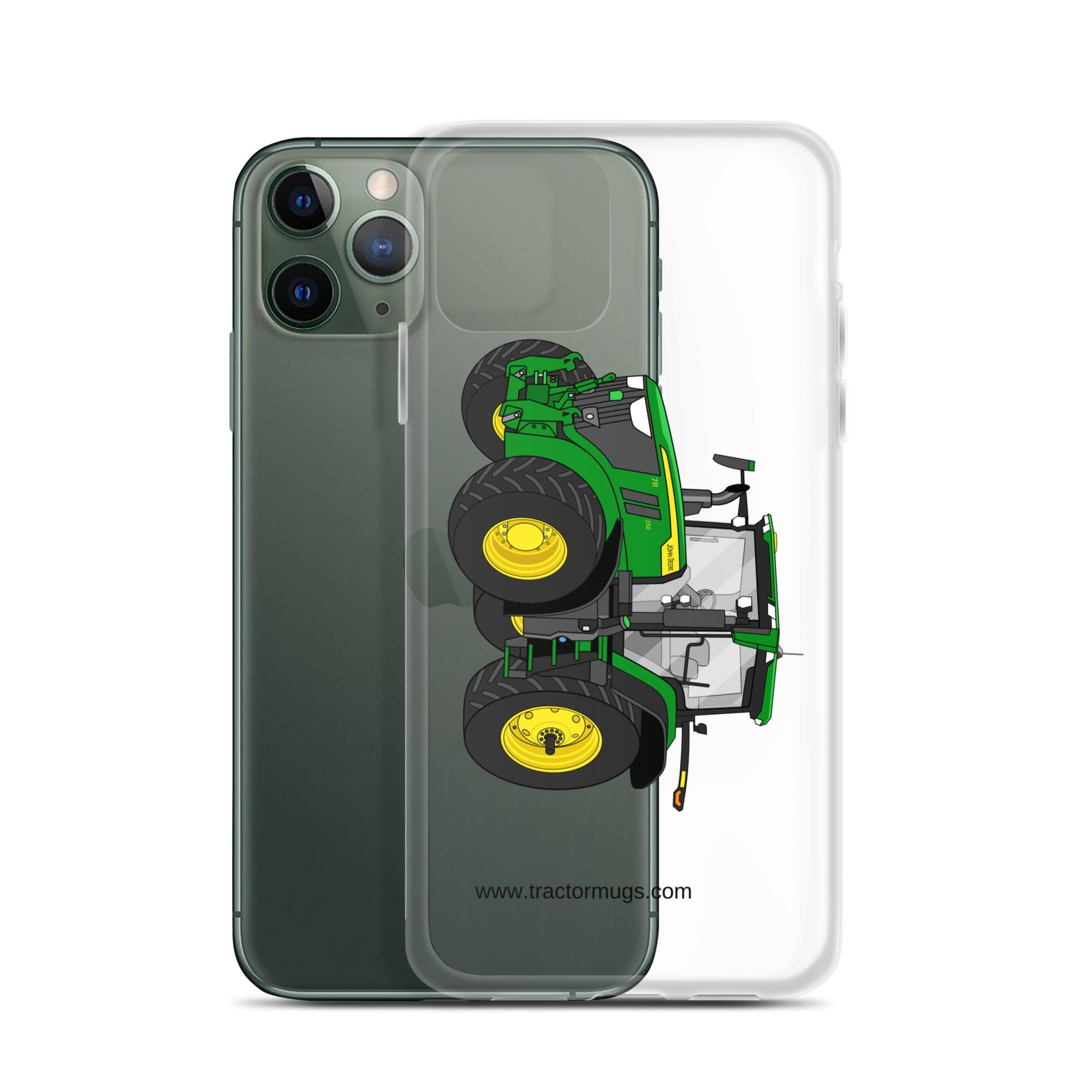 The Tractor Mugs Store John Deere 7R 350 Aut Power | Clear Case for iPhone® Quality Farmers Merch