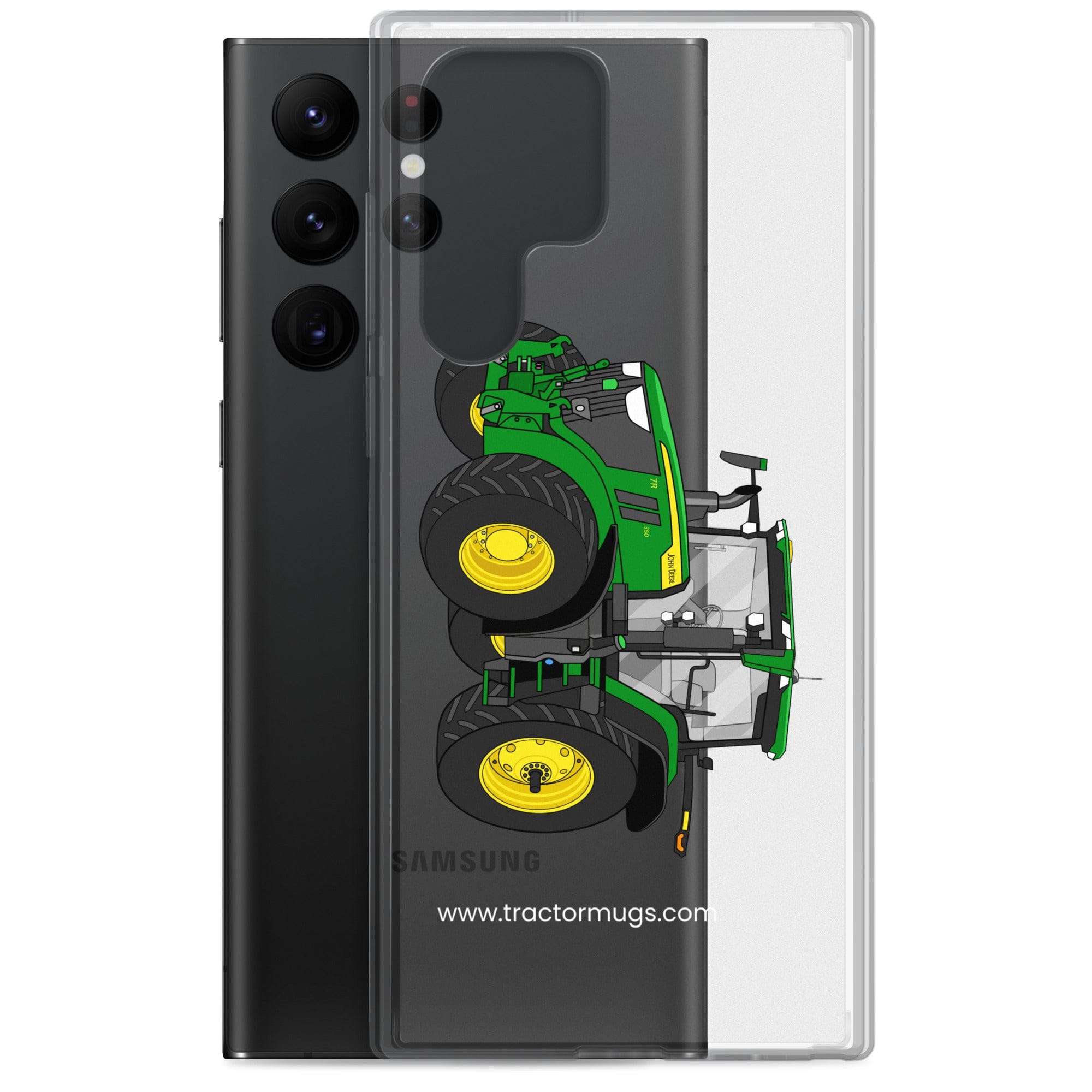 The Tractor Mugs Store John Deere 7R 350 Auto Power | Clear Case for Samsung® Quality Farmers Merch