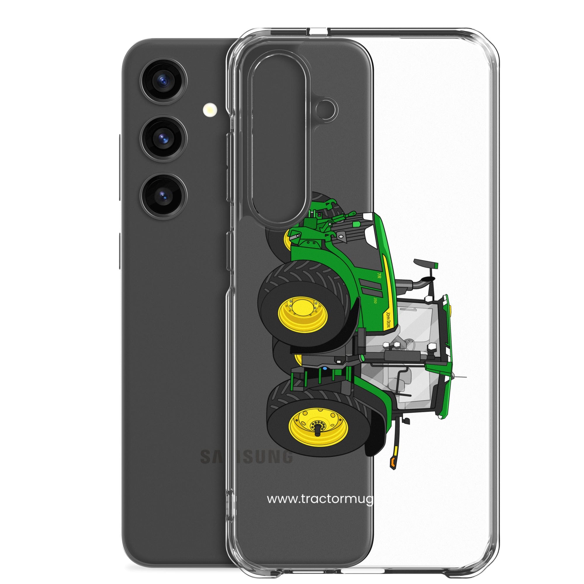 The Tractor Mugs Store John Deere 7R 350 Auto Power | Clear Case for Samsung® Quality Farmers Merch