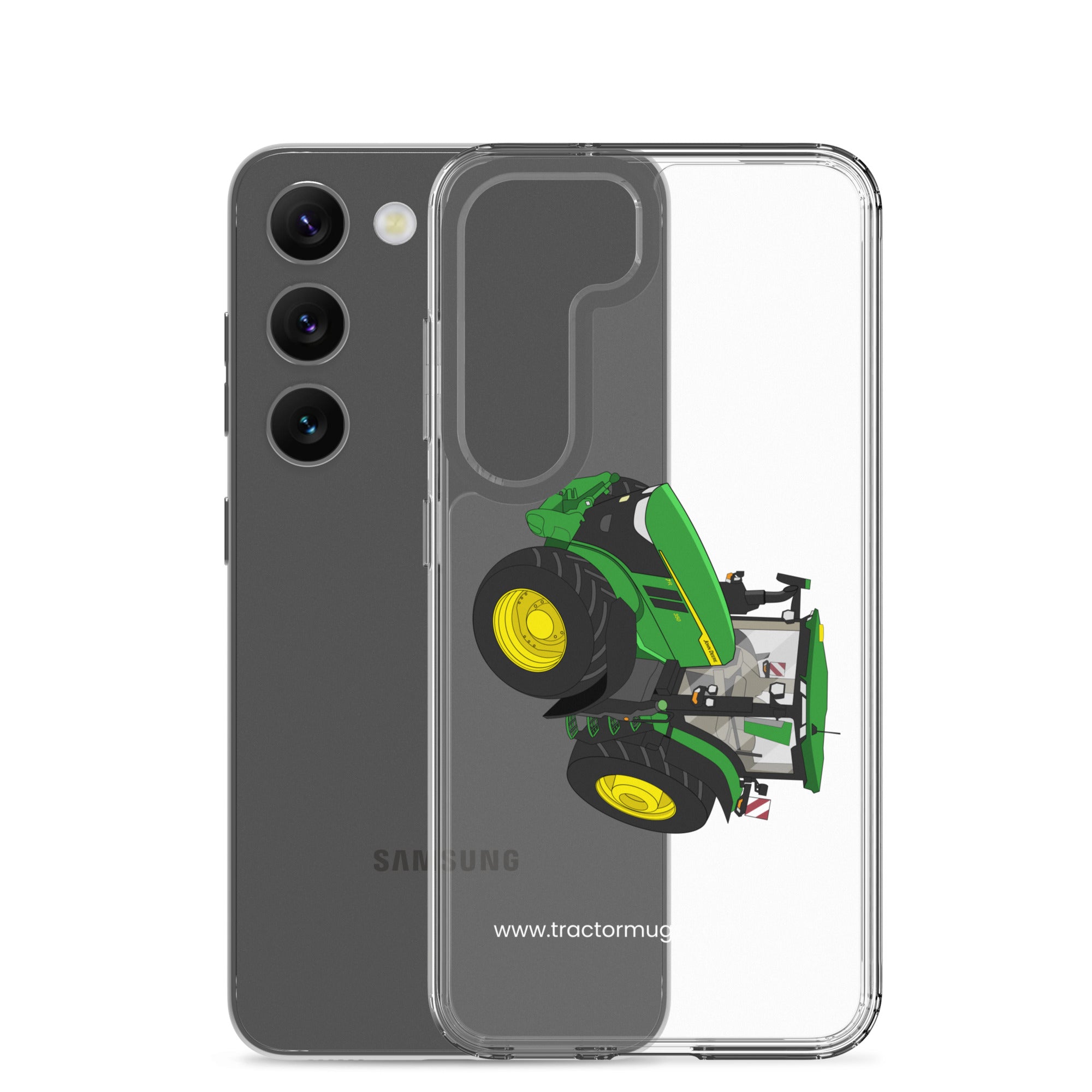 The Tractor Mugs Store John Deere 7R 350 auto power | Clear Case for Samsung® Quality Farmers Merch