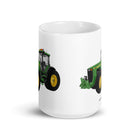The Tractor Mugs Store John Deere 8200 | White glossy mug Quality Farmers Merch