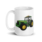 The Tractor Mugs Store John Deere 8200 | White glossy mug Quality Farmers Merch