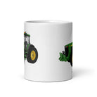 The Tractor Mugs Store John Deere 8200 | White glossy mug Quality Farmers Merch