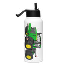 The Tractor Mugs Store John Deere 9R 640 | Stainless steel water bottle with a straw lid Quality Farmers Merch
