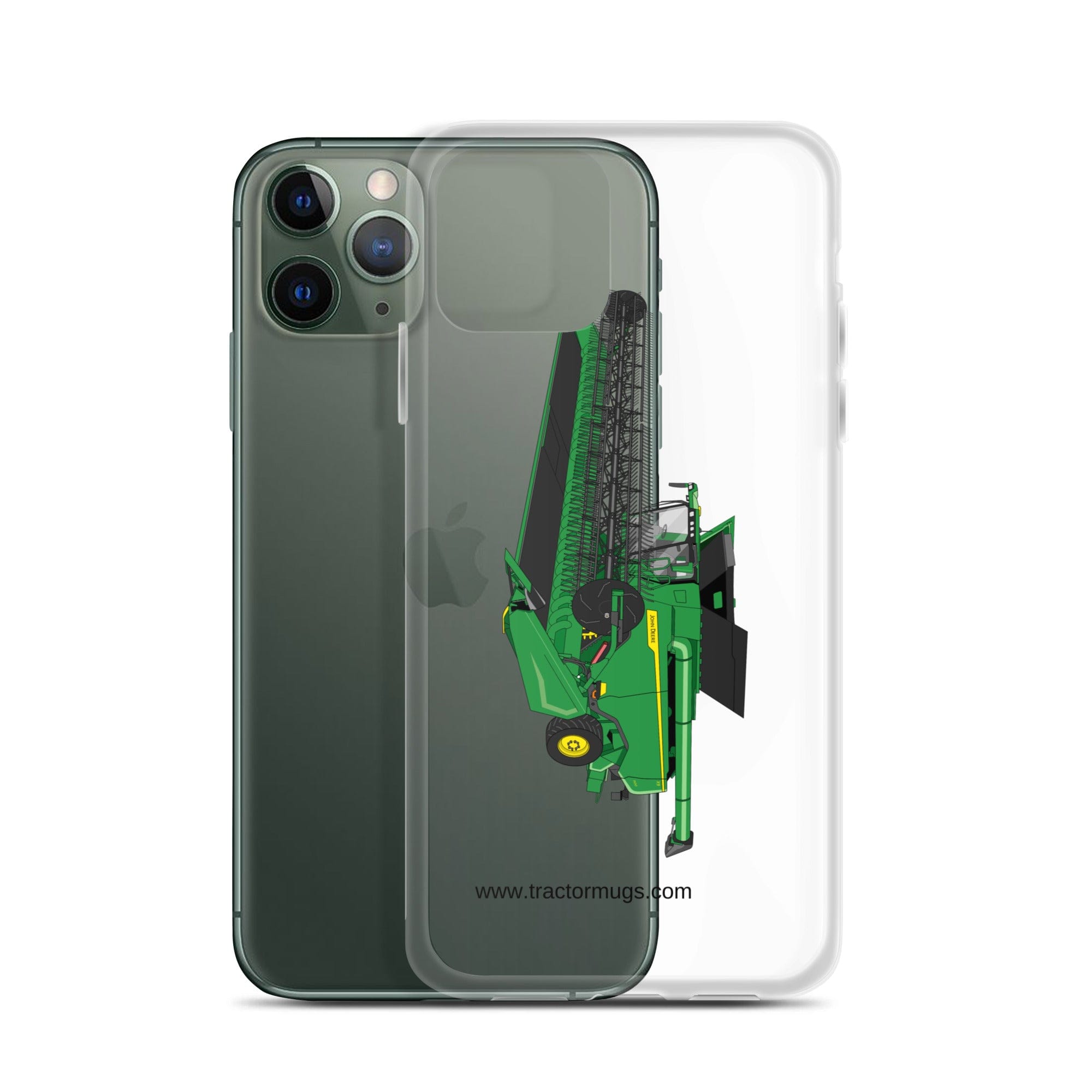 The Tractor Mugs Store John Deere X9 1100 Combine | Clear Case for iPhone® Quality Farmers Merch
