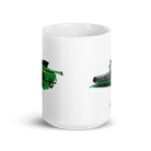 The Tractor Mugs Store John Deere X9 1100 Combine | White glossy mug Quality Farmers Merch