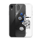 The Tractor Mugs Store Jubilee Edition Silver Tractor | Clear Case for iPhone® Quality Farmers Merch