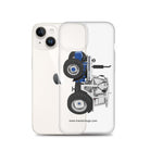 The Tractor Mugs Store Jubilee Edition Silver Tractor | Clear Case for iPhone® Quality Farmers Merch