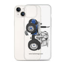The Tractor Mugs Store Jubilee Edition Silver Tractor | Clear Case for iPhone® Quality Farmers Merch