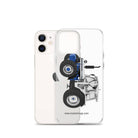 The Tractor Mugs Store Jubilee Edition Silver Tractor | Clear Case for iPhone® Quality Farmers Merch