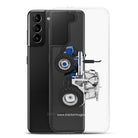 The Tractor Mugs Store Jubilee Edition Silver Tractor | Clear Case for Samsung® Quality Farmers Merch