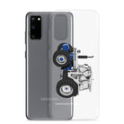 The Tractor Mugs Store Jubilee Edition Silver Tractor | Clear Case for Samsung® Quality Farmers Merch