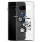 The Tractor Mugs Store Jubilee Edition Silver Tractor | Clear Case for Samsung® Quality Farmers Merch