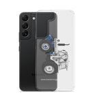 The Tractor Mugs Store Jubilee Edition Silver Tractor | Clear Case for Samsung® Quality Farmers Merch