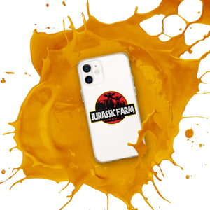 The Tractor Mugs Store JURASSIC FARM | Clear Case for iPhone® Quality Farmers Merch