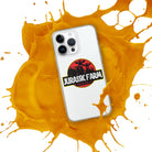 The Tractor Mugs Store JURASSIC FARM | Clear Case for iPhone® Quality Farmers Merch