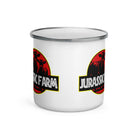 The Tractor Mugs Store JURASSIC FARM | Enamel Mug Quality Farmers Merch