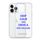 The Tractor Mugs Store Keep Calm New Holland | Clear Case for iPhone® Quality Farmers Merch