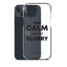 The Tractor Mugs Store KEEP CALM spread SLURRY | Clear Case for iPhone® Quality Farmers Merch
