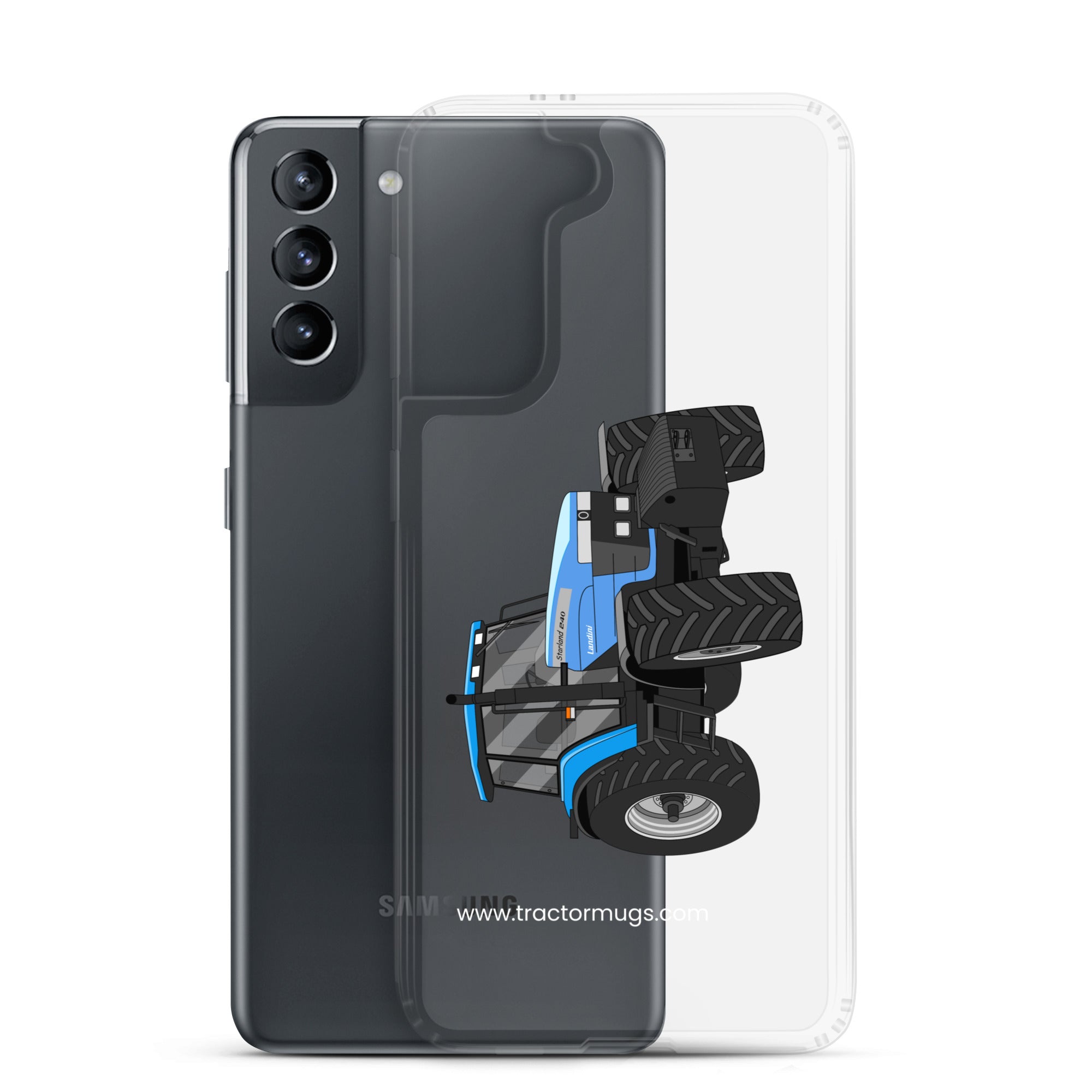 The Tractor Mugs Store Landini Starland 240 | Clear Case for Samsung® Quality Farmers Merch