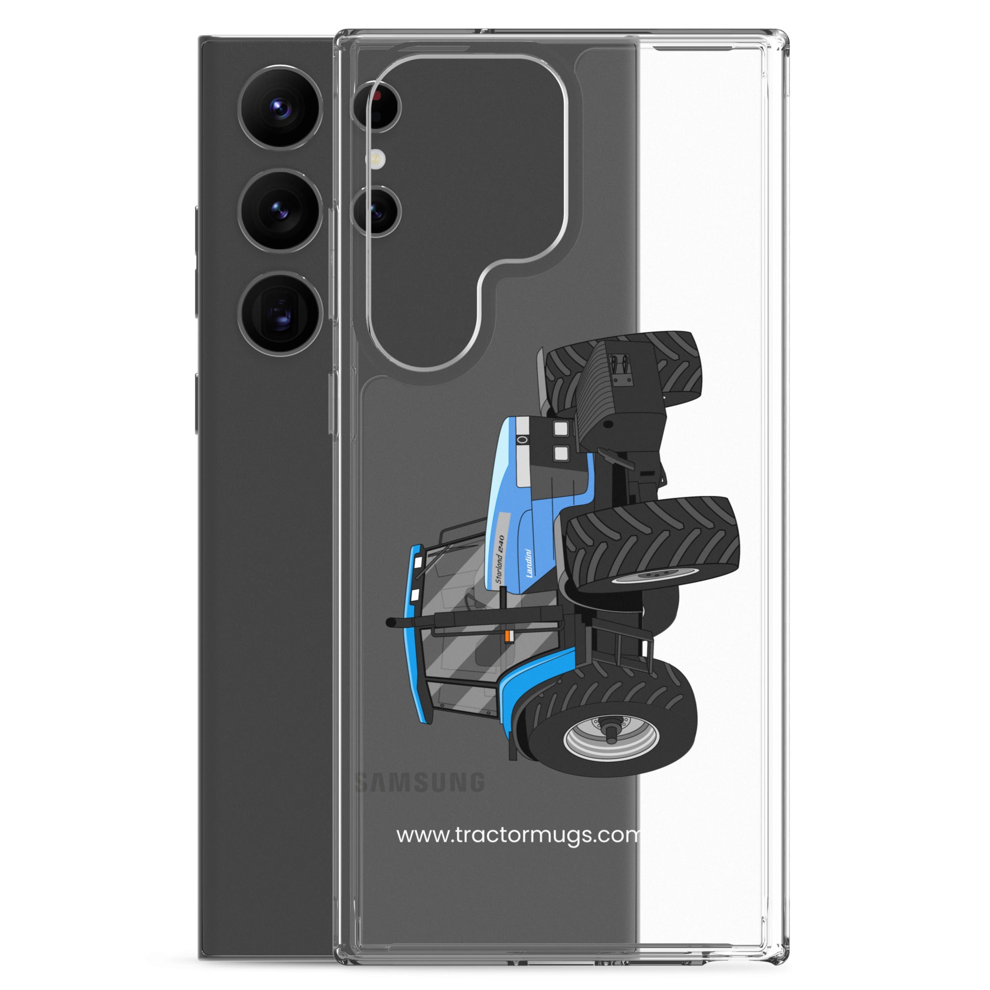 The Tractor Mugs Store Landini Starland 240 | Clear Case for Samsung® Quality Farmers Merch