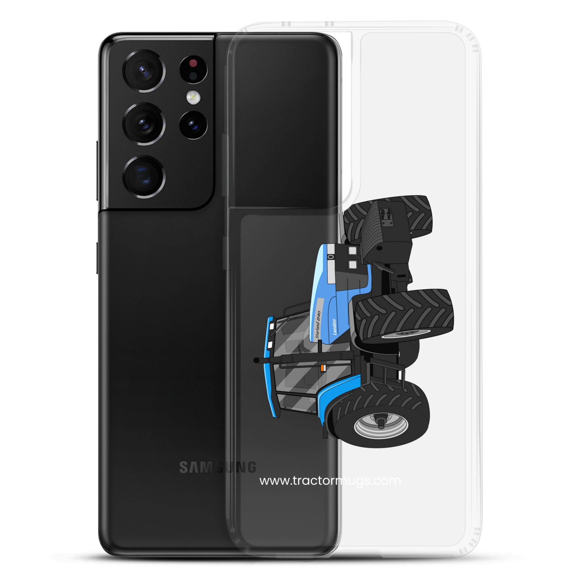 The Tractor Mugs Store Landini Starland 240 | Clear Case for Samsung® Quality Farmers Merch