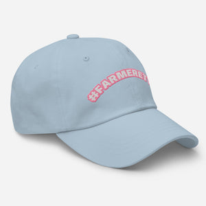 The Tractor Mugs Store Light Blue #FARMERETTE | Mam Hat Quality Farmers Merch
