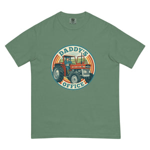 The Tractor Mugs Store Light Green Massey Ferguson 135 DADDY'S OFFICE Retro | Unisex Premium T-shirt Quality Farmers Merch