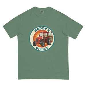 The Tractor Mugs Store Light Green Massey Ferguson 35X DADDY'S OFFICE Retro | Unisex Premium T-shirt Quality Farmers Merch