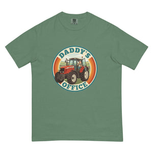 The Tractor Mugs Store Light Green Massey Ferguson 6480 DADDY'S OFFICE Retro | Unisex Premium T-shirt Quality Farmers Merch