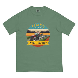 The Tractor Mugs Store Light Green / S FIATAGRI F140 TRAFFIC WHAT TRAFFIC? Outdoor | Unisex Premium T-shirt Quality Farmers Merch
