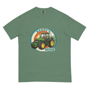 The Tractor Mugs Store Light Green / S John Deere 7810 DADDY'S OFFICE Retro | Unisex Premium T-shirt Quality Farmers Merch