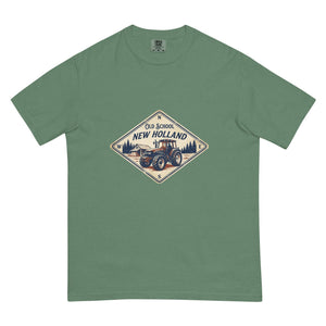 The Tractor Mugs Store Light Green / S New Holland TM 135 OLD SCHOOL NEW HOLLAND Heritage | Unisex Premium T-shirt Quality Farmers Merch