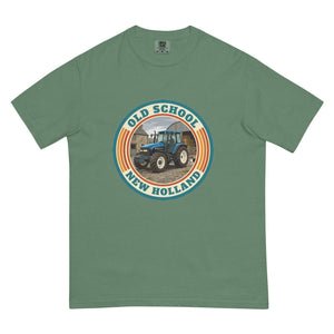 The Tractor Mugs Store Light Green / S New Holland TM 135 OLD SCHOOL NEW HOLLAND Retro | Unisex Premium T-shirt Quality Farmers Merch