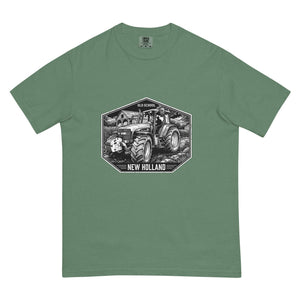 The Tractor Mugs Store Light Green / S New Holland TM 155 OLD SCHOOL NEW HOLLAND Moose | Unisex Premium T-shirt Quality Farmers Merch