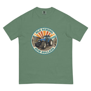 The Tractor Mugs Store Light Green / S New Holland TM 155 OLD SCHOOL NEW HOLLAND Retro | Unisex Premium T-shirt Quality Farmers Merch
