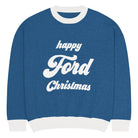 The Tractor Mugs Store M Happy Ford Christmas Jumper | Relaxed Fit Knitted Crew Neck Sweater Quality Farmers Merch