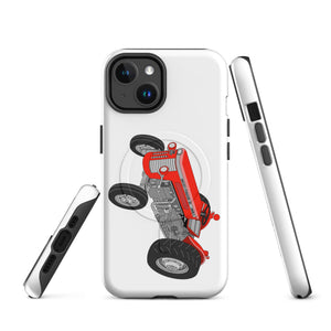 The Tractor Mugs Store MagSafe® Tough Case for iPhone® iPhone 14 Massey-Ferguson 65 Mark II | MagSafe® tough case for iPhone® Quality Farmers Merch