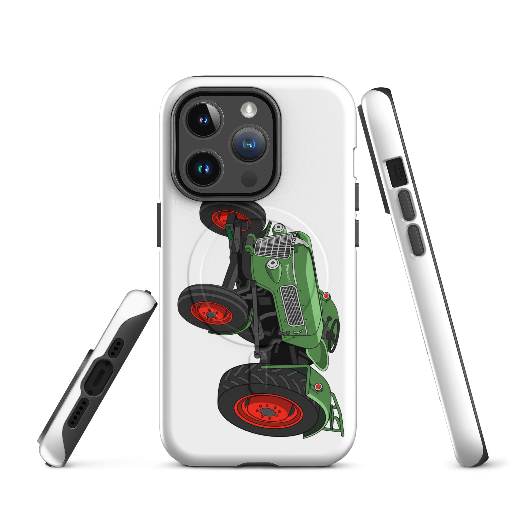 The Tractor Mugs Store MagSafe® Tough Case for iPhone® iPhone 14 Pro Fendt Farmer 2 (1960) | MagSafe® tough case for iPhone® Quality Farmers Merch