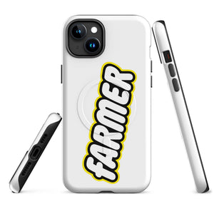The Tractor Mugs Store MagSafe® Tough Case for iPhone® iPhone 15 Plus LEGO FARMER | MagSafe® tough case for iPhone® Quality Farmers Merch