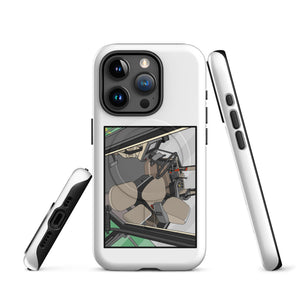 The Tractor Mugs Store MagSafe® Tough Case for iPhone® iPhone 15 Pro John Deere 7810 Cabin | MagSafe® tough case for iPhone® Quality Farmers Merch