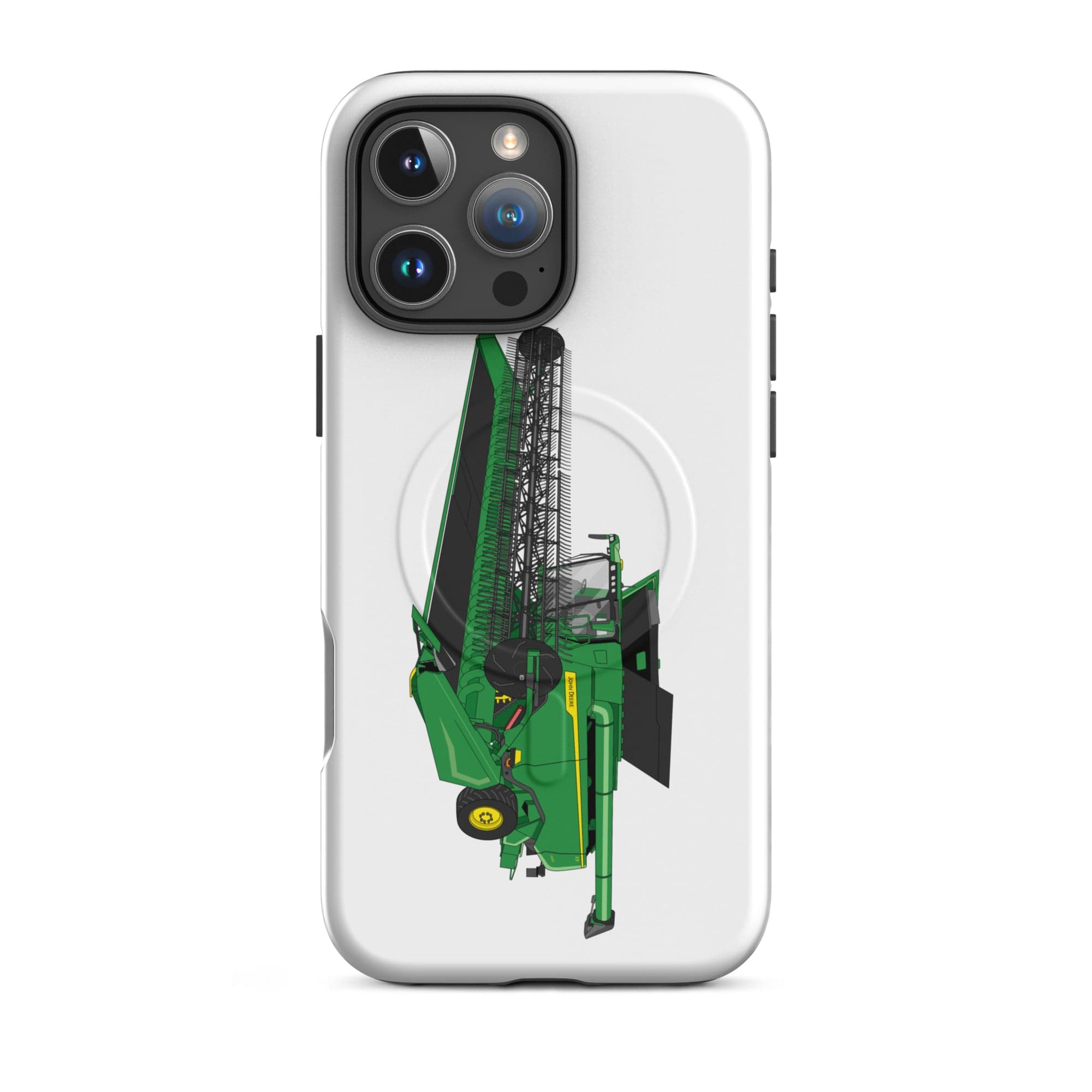 The Tractor Mugs Store MagSafe® Tough Case for iPhone® iPhone 16 Pro Max John Deere X9 1100 Combine | MagSafe® tough case for iPhone® Quality Farmers Merch