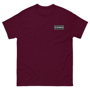 The Tractor Mugs Store Maroon / S 'OASIS' Cows Unisex Classic Tee Quality Farmers Merch