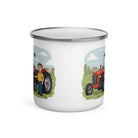 The Tractor Mugs Store Massey 35 Man' Enamel Mug Quality Farmers Merch